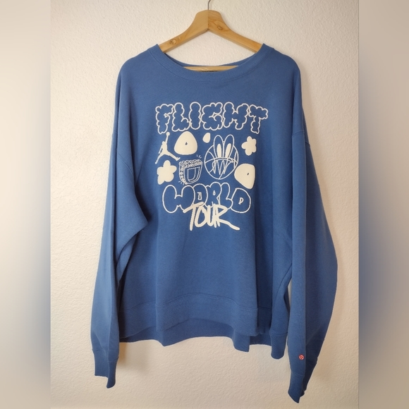 NEW NIKE JORDAN Brooklyn Fleece Sweatshirt Size 2X French Blue - Picture 5 of 9